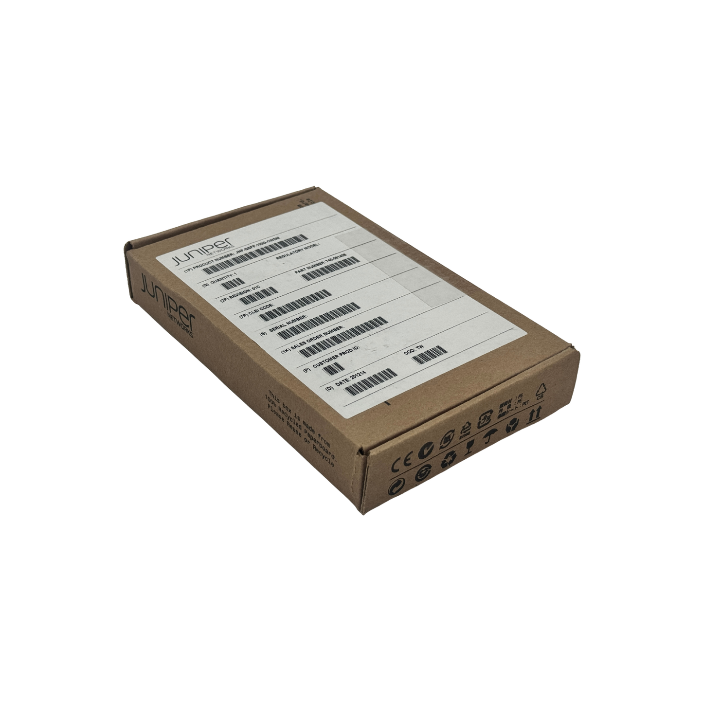 JNP-QSFP-100G-CWDM Transceiver (NOB) Juniper Networks Circle Stock Ltd