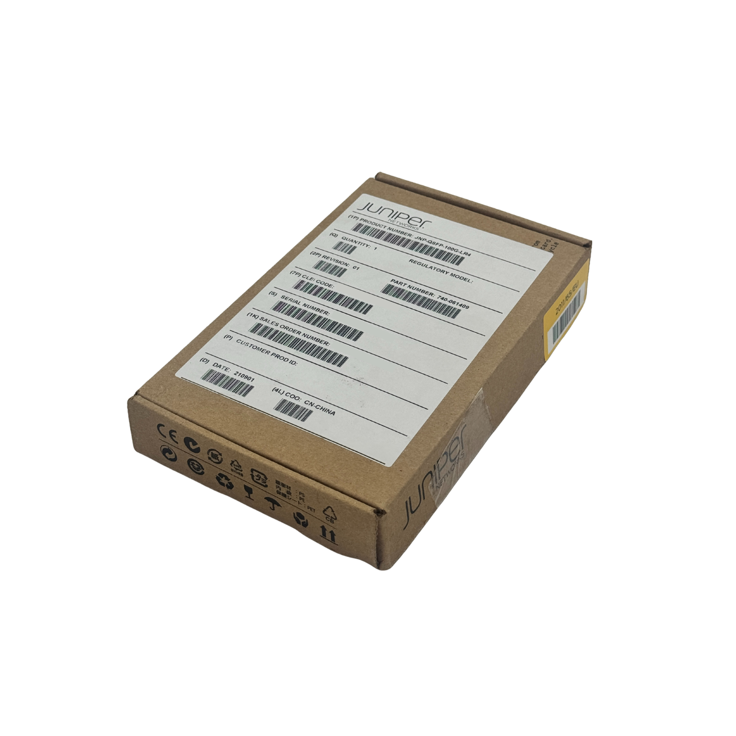 JNP-QSFP-100G-LR4 Transceiver (NEW) Juniper Networks Circle Stock Ltd