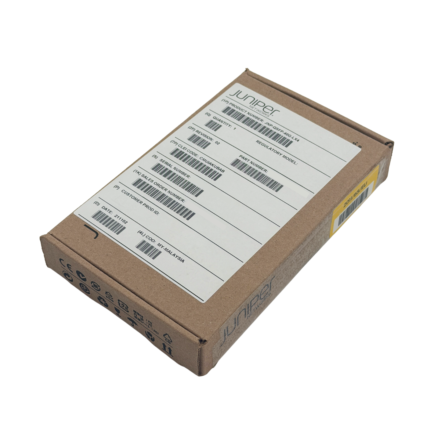 JNP-QSFP-40G-LX4 Transceiver (NEW) Juniper Networks Circle Stock Ltd