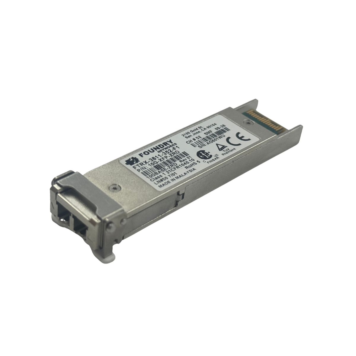 10G-XFP-ZRD Transceiver (REF) Comp  Circle Stock Ltd