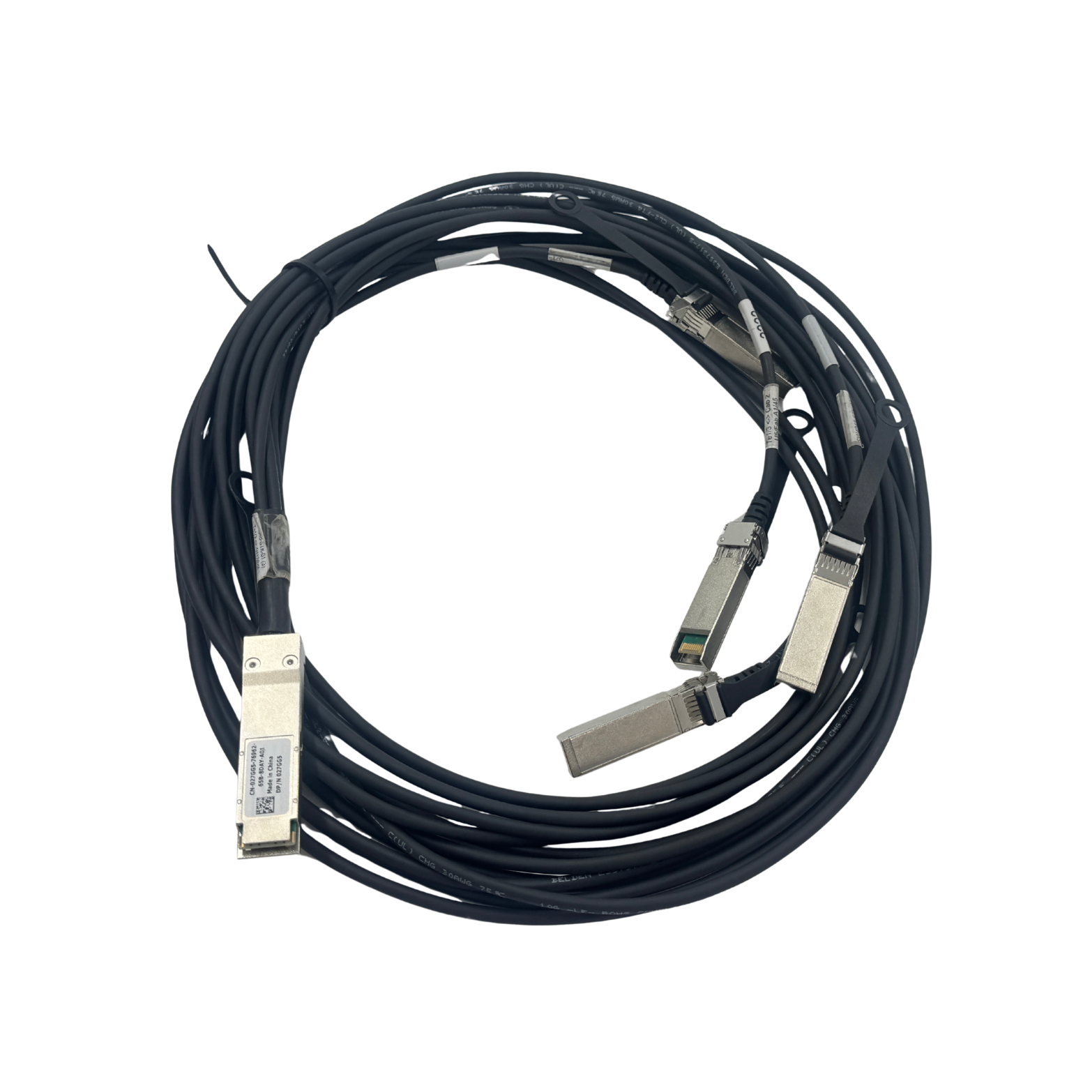 27GG5 QSFP+ to SFP+ Full-duplex 4-channel Copper Cable (REF) Dell  Circle Stock Ltd