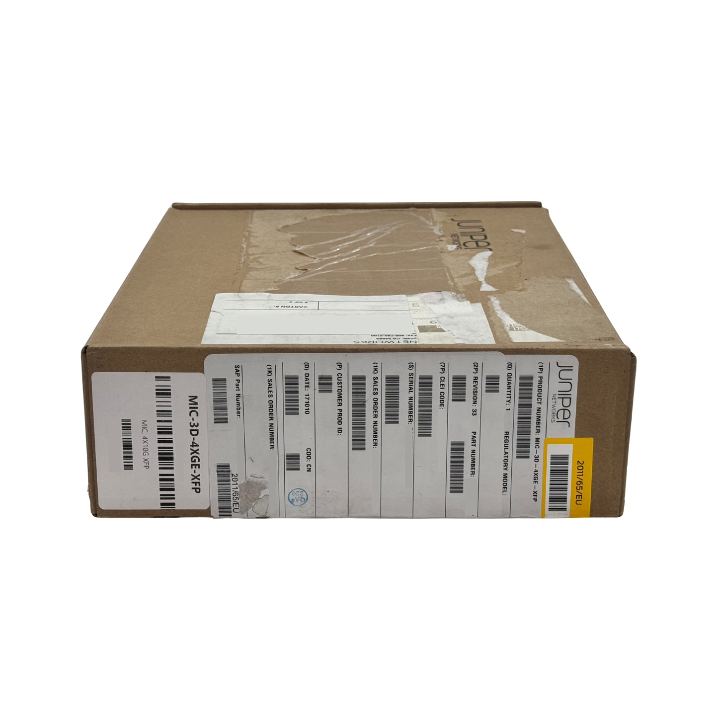 MIC-3D-4XGE-XFP Interface Card (NEW) Juniper Networks  Circle Stock Ltd