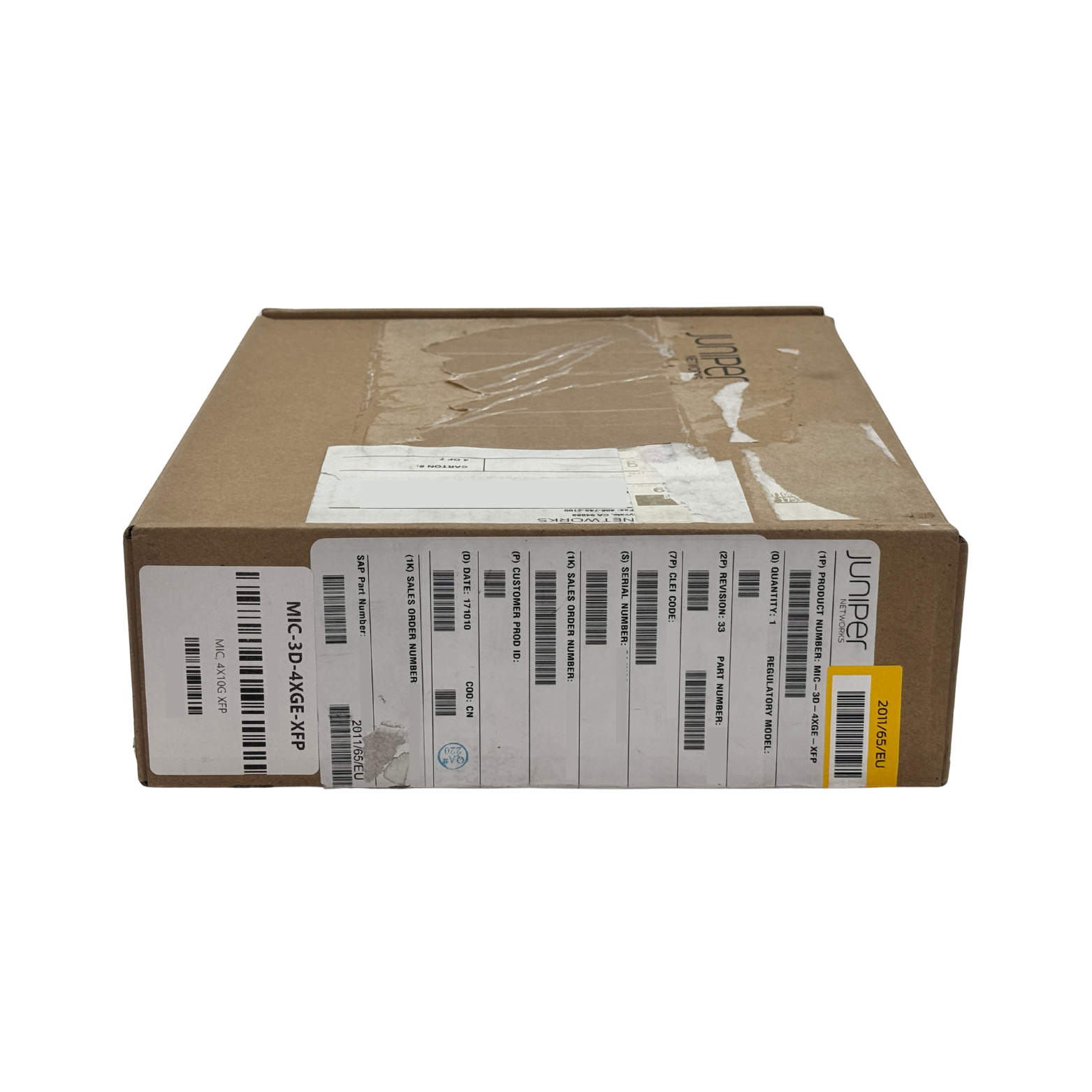 MIC-3D-4XGE-XFP Interface Card (NEW) Juniper Networks  Circle Stock Ltd