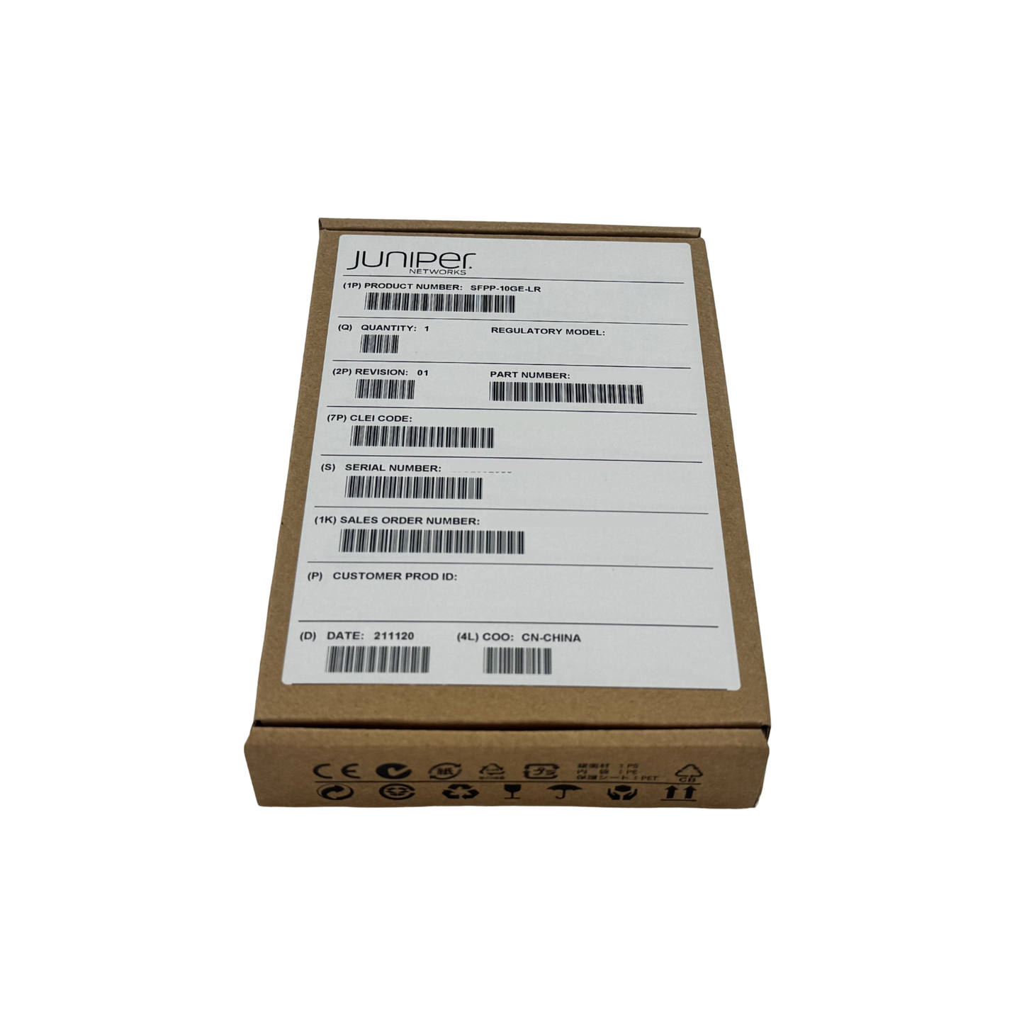 Juniper SFPP-10GE-LR Transceiver (NEW) – Circle Stock Ltd